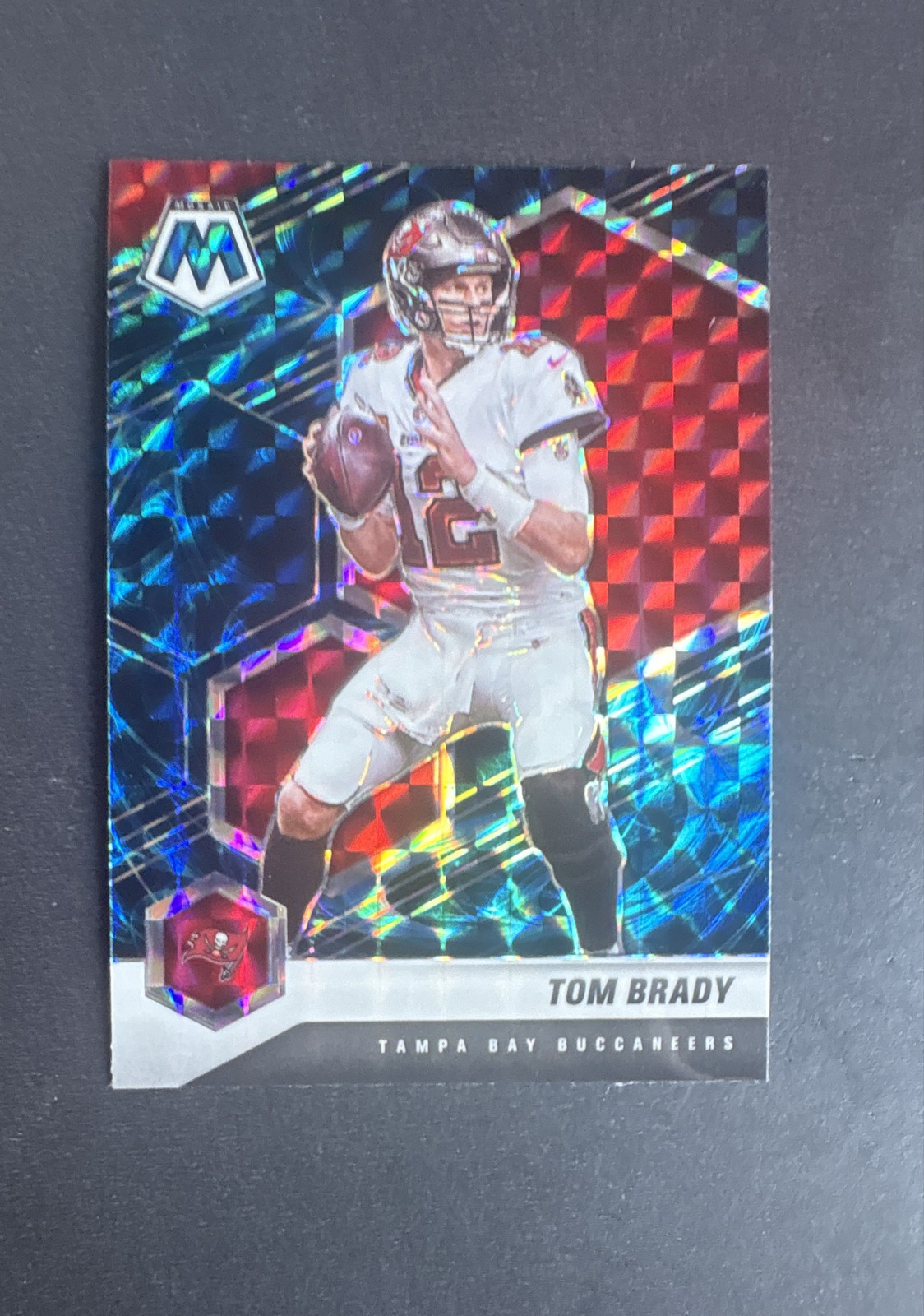 2021 Panini Mosaic - Tom Brady #186 Genesis Mosaic Prizm