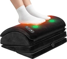 Desk Foot Rest Heated Vibration Massage Memory Foam