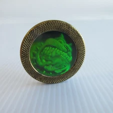 VTG Holographic Hologram Bulldog Heavy Brass Metal POG Slammer