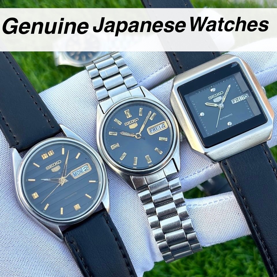 Made Lot Japan Men’s Watches of Automatic Vintage 5 3 Seiko - vintagewatches.pk