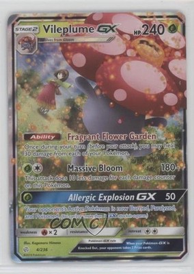 Vileplume GX Pokémon Sun & Moon Cosmic Eclipse #4