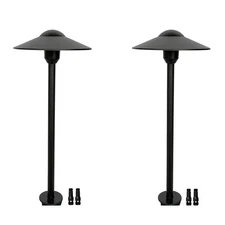 Leelands Low Voltage Path Lights Cast Aluminum Pathway Lights Driveway Light,...