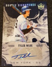 TYLER WADE 2018 DIAMOND KINGS ROOKIE SIGNATURES SILVER PLATINUM AUTO SP #/49