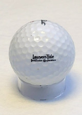 Lawyers Title Insurance Corp. Logo Golf Ball (Titleist DT) ~ AAA