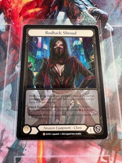 Redback Shroud (Extended Art) - Outsiders Flesh and Blood Redback Shroud (Extended Art) - Outsiders Flesh and Blood