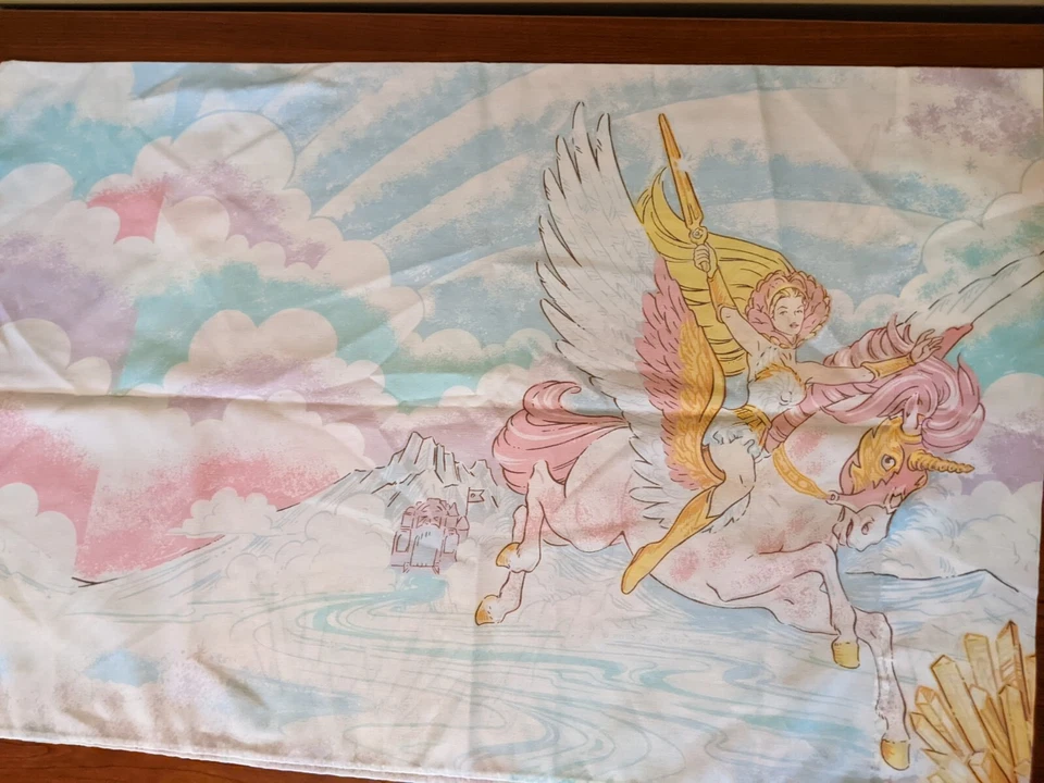 Sábana bajera plana y ajustada She-Ra Princess of Power 1985 vintage 1 funda de almohada Foto 2 de 4