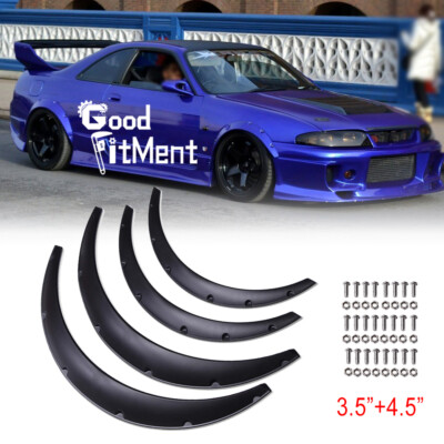 3.5''+4.5'' Radlauf Kotflügel Verbreiterung Breit Radkästen Für Nissan Skyline R33