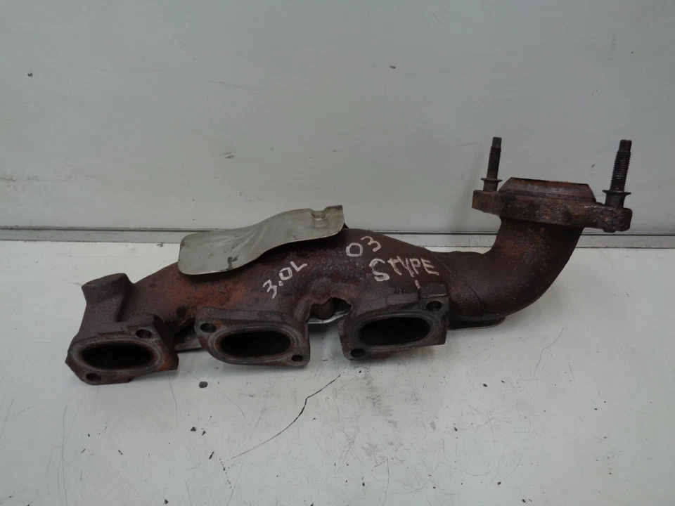 Jaguar S-Type 2003 colector de escape 3,0 L con protector térmico lado izquierdo OEM AK2111111 Foto 3 de 4