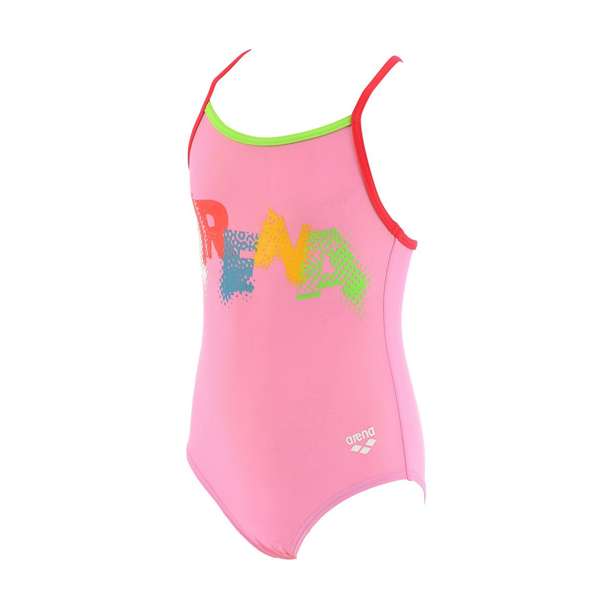 ARENA CARNIVAL Kids Mädchen BADEANZUG Einteiler Rosa-Multi