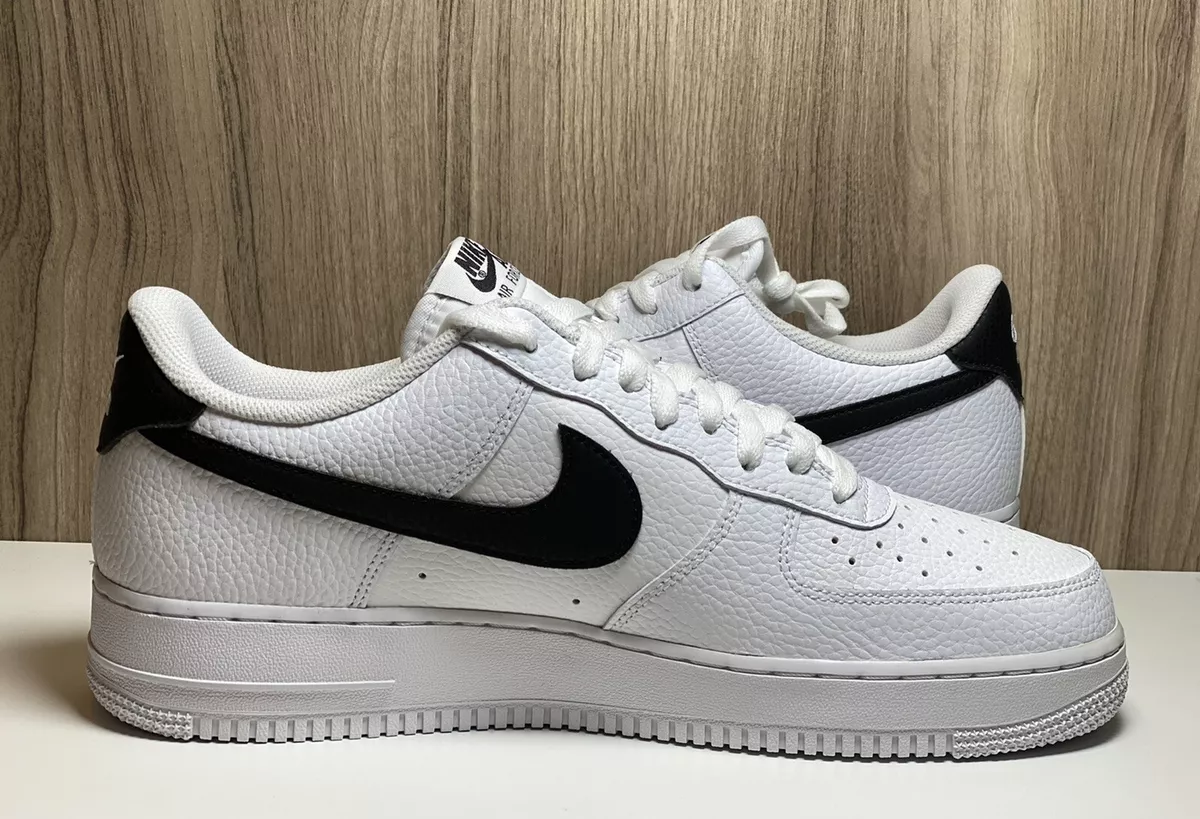 Nike Air Force 1 '07 Shoes White Black CT2302-100 Men's Size 13