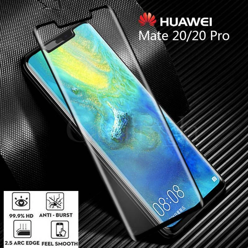 2PCS For Huawei P40 P30 Pro Mate 40 5D 9H Full Tempered Glass Screen Protector - Image 2 of 4
