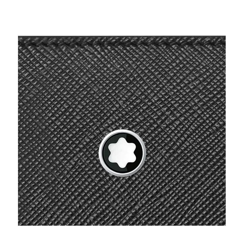 $870 MSRP - Montblanc Notepad Case with Pocket 128520 folio zip