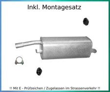 Endschalldämpfer für Ford Fiesta V 1.25 1.3 1.4 ab Bj.12/05 Auspuff Montagesatz