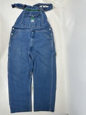 Liberty Bib Overalls Mens XL Blue Denim Carpenter Bibs 36x28