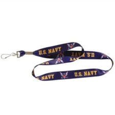 PACK OF 10 Hillman OFFICIALLY LICENSED NAVY Lanyards NEW WITH TAGS