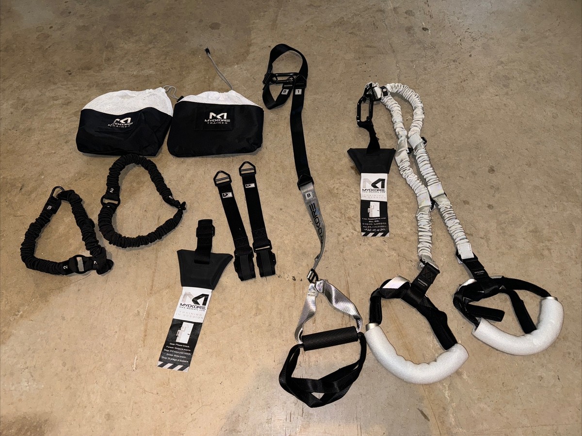 Myokore Fusion Fitness MT-111 Body Weight Resistance Band Training Kit TRX  Gym | eBay
