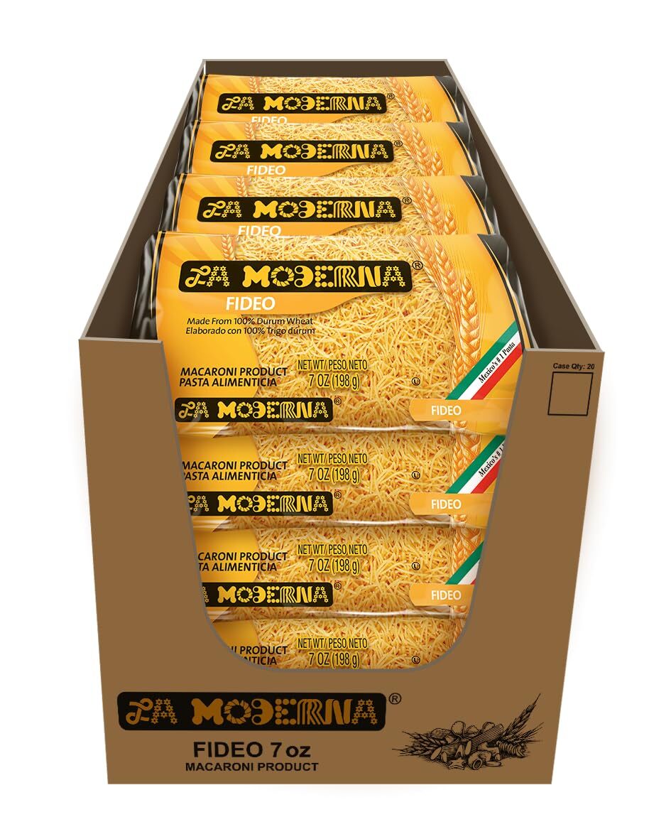 La Moderna Fideo Fideos Paquete de 7 Onzas de Pasta Rica en Nutrientes para Sopa