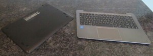 Original Asus E403S Laptop Maus Touchpad/Tastatur funktioniert und Backcover/Basis