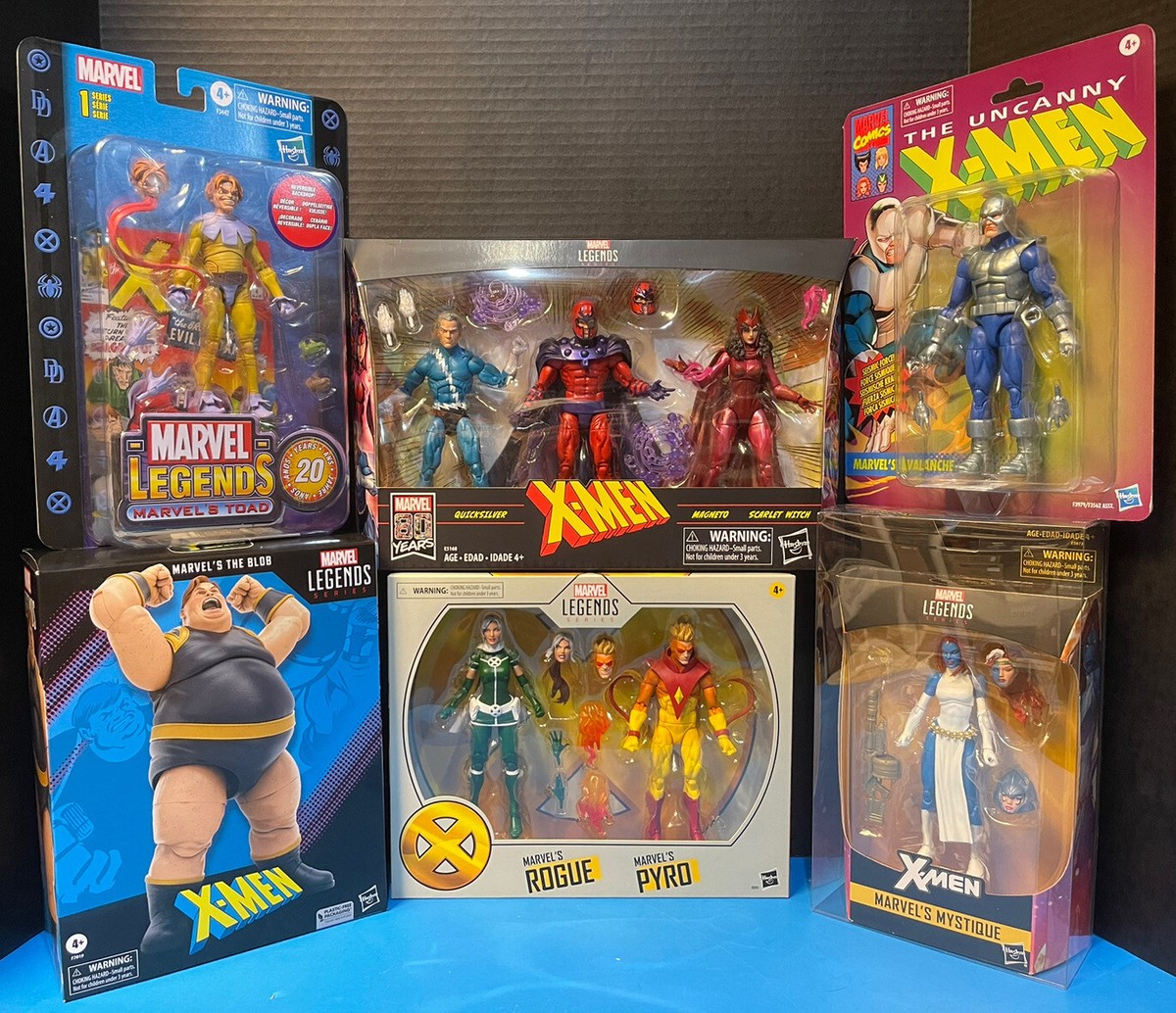 Marvel Legends X-men 97 Magneto Quicksilver Pyro Mystique Rogue