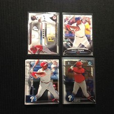 2016 BOWMAN PHILADELPHIA PHILLIES TEAM SET (18)  INSERTS & JHAILYN ORTIZ CHROME