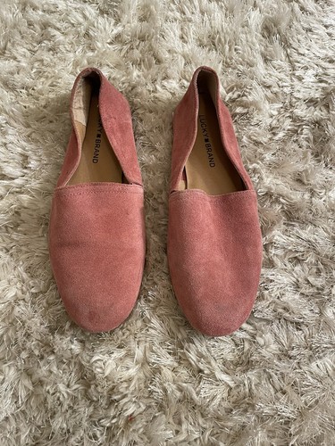 lucky brand brettany suede flats