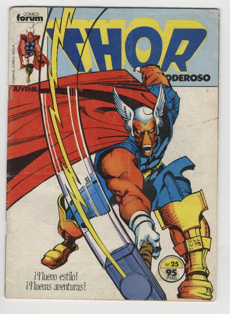 Thor #25 4.0 OW 1983 Spanish Foreign Comic 1st Beta Ray Bill Thor #337