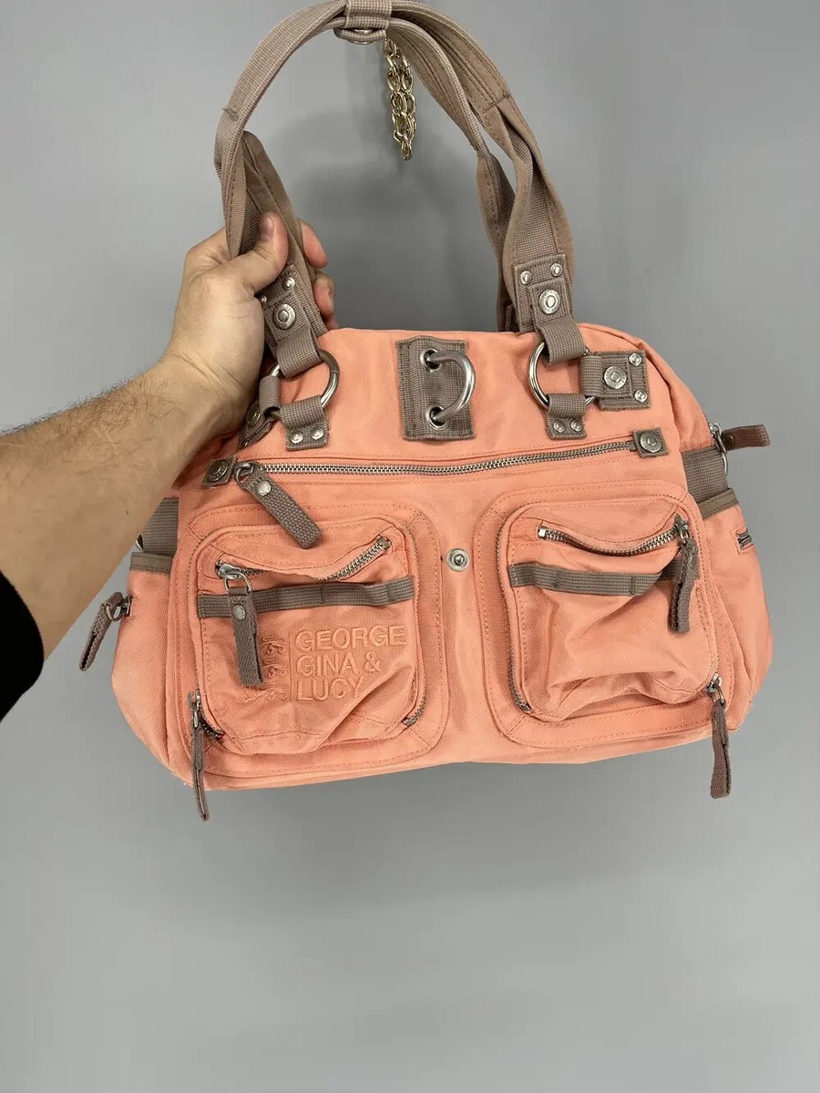 USED　BAG George Gina & Lucy Double B Shoulder Bag Multi-Zip Utility