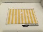 Kate Spade street Striped Printed Canvas Large Zip pouch Preowned — photo 2