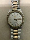 VTG Seiko 5 Automatic 21J Mens Watch 7019-8100 Day Date Working