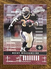 2001 PLAYOFF ABSOLUTE RICKY WILLIAMS NEW ORLEANS SAINTS
