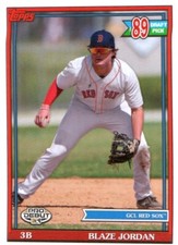 BLAZE JORDAN 2021 Topps Pro Debut Baseball #PD-194 Boston Red Sox