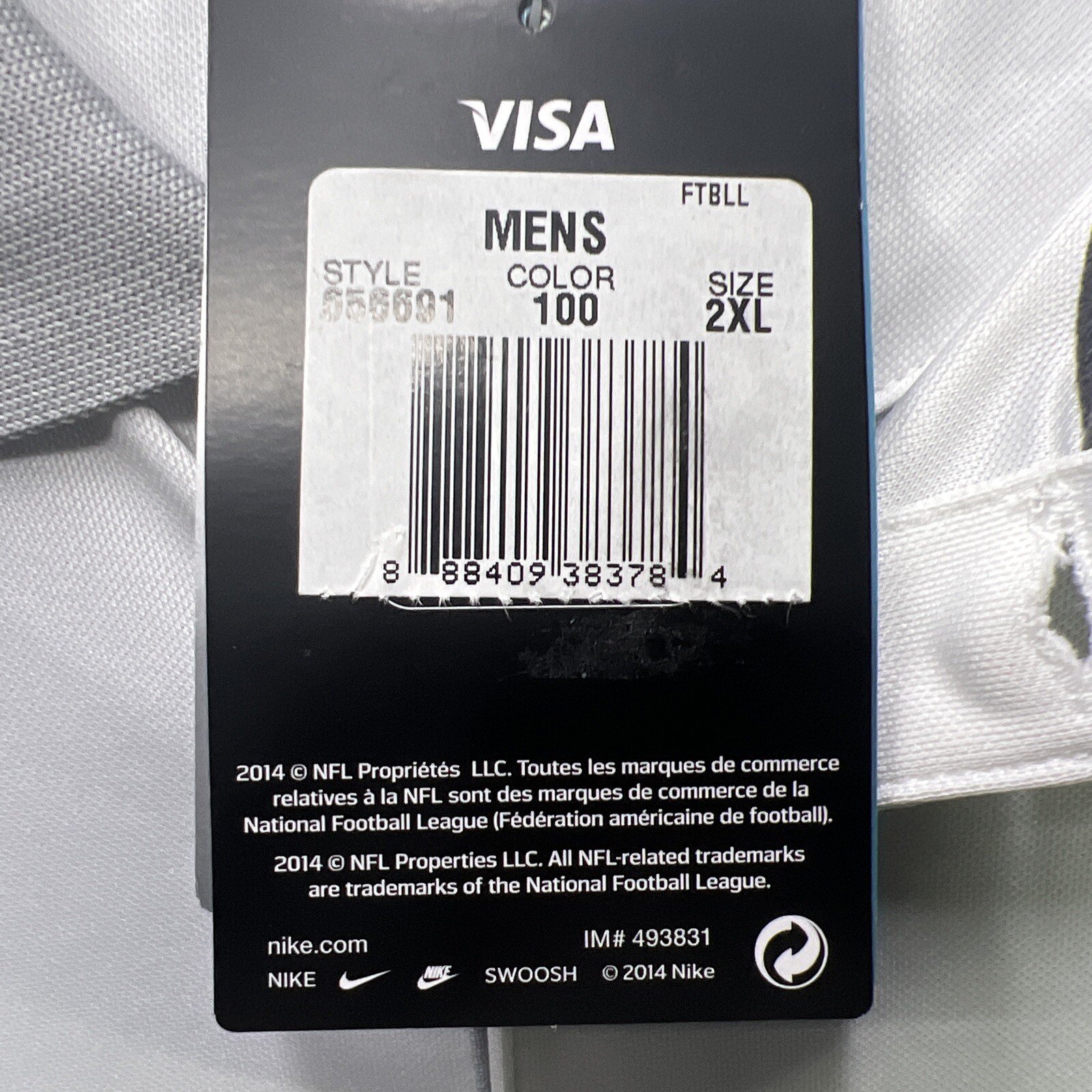 Nike Dri Fit NFL On Field Indianapolis Colts Short Sleeve Polo Shirt Men's NWT