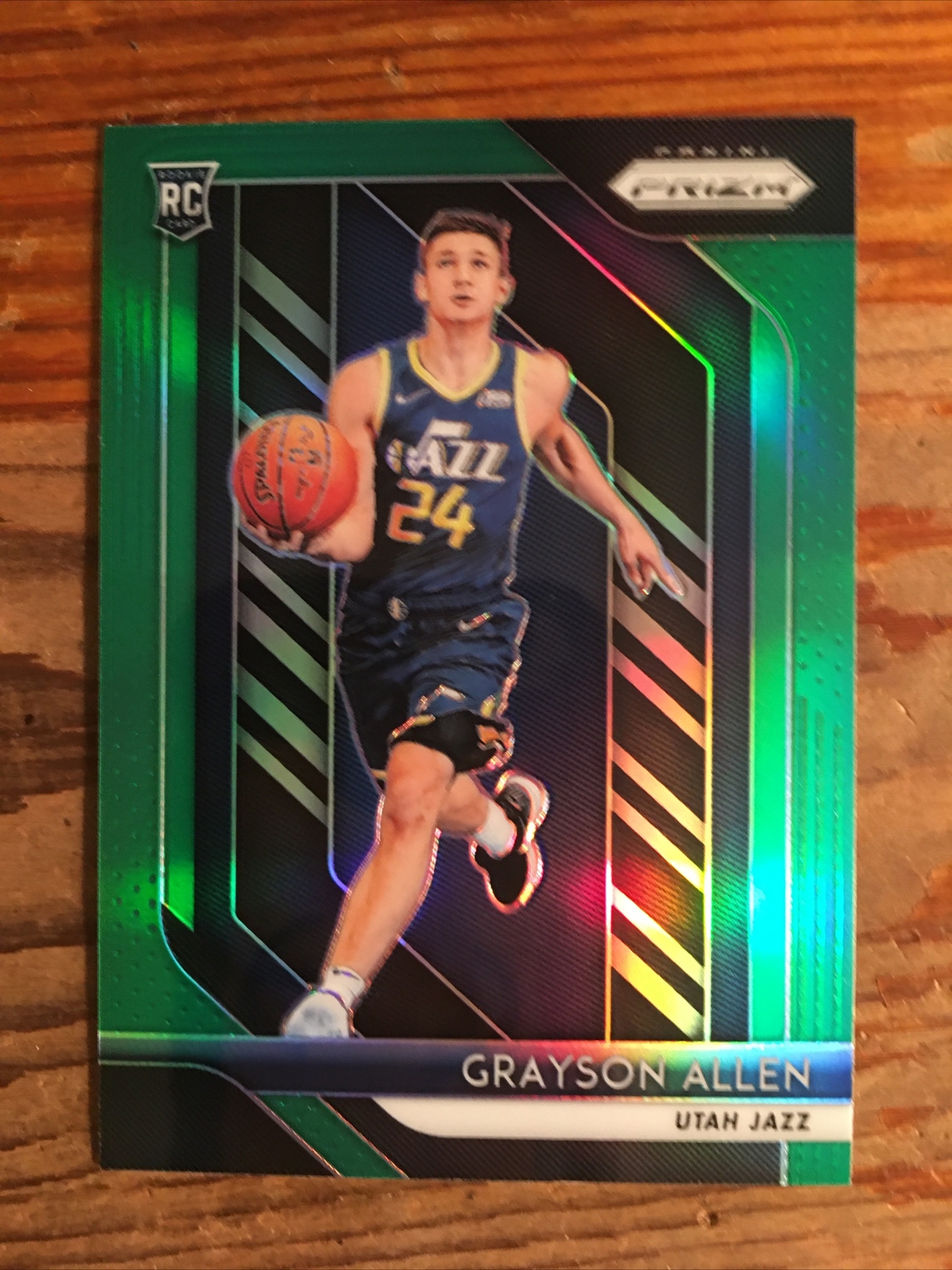 2018-19 Panini Prizm #123 MILWAUKEES’ GRAYSON ALLEN GREEN Prizm ROOKIE C29