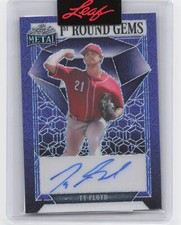 2023 Leaf Metal Draft Ty Floyd 1st Round Gems Mojo Proof 1/1 Auto