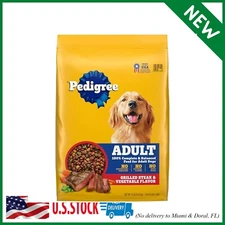 Pedigree Complete Nutrition Adult Dry Dog Food, Grilled Steak & Vegetable Flavor
