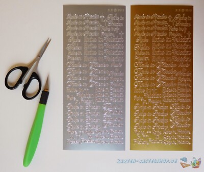   Sticker Ruhe in Frieden - gold oder silber - Motivsticker - JEJE - Nr.3513