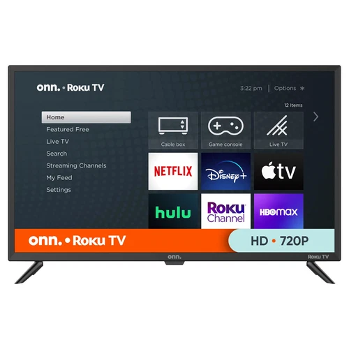 onn. 32” Class HD (720P) LED Roku Smart TV (100012589) M1