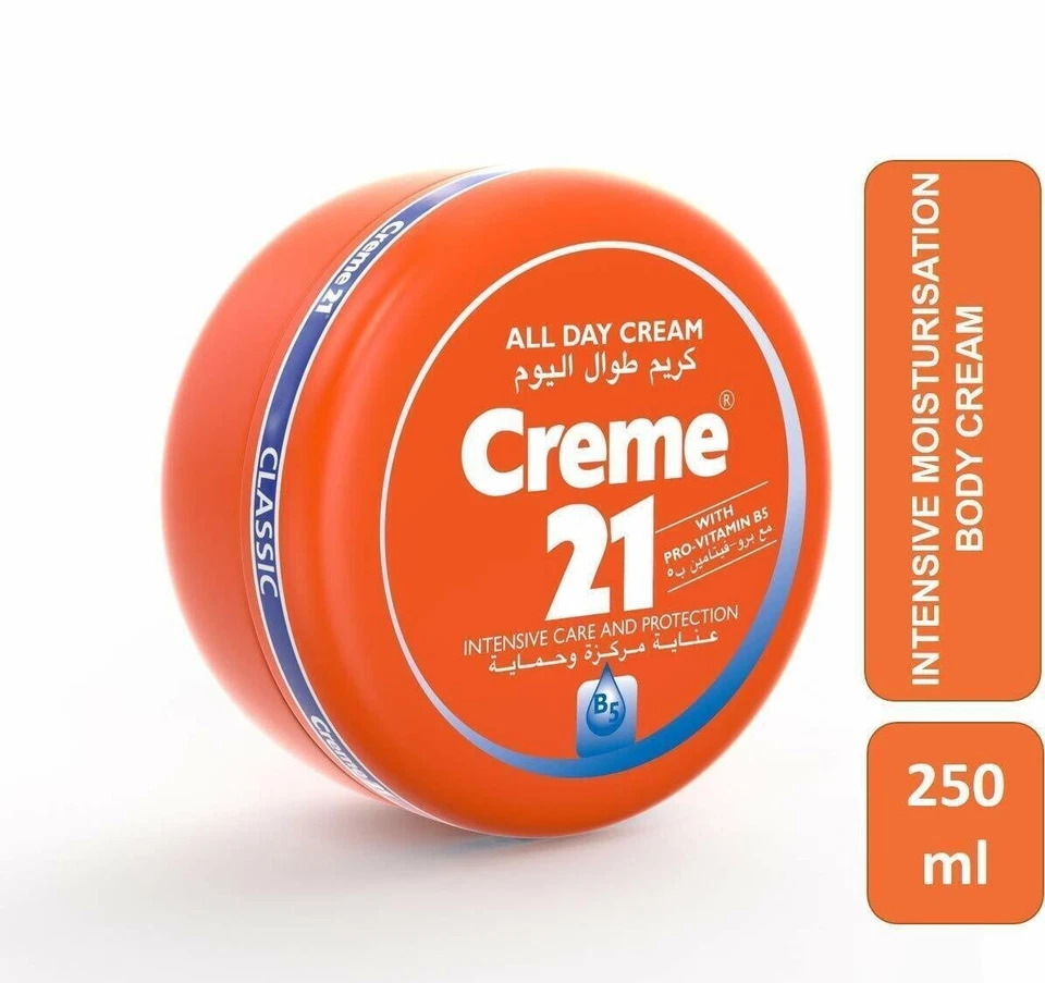Crema 21 Todo el Día - Crema Hidratante para Piel Seca Vitamina B5 y E Hecha en Alemania Foto 2 de 4