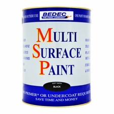 Bedec MSP Multi Surface Paint for Wood Melamine Plastics Radiators *NO PRIMER*