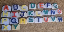 LOT 25 Leap Frog Magnetic Fridge Phonics 2" Alphabet Letters Complete A-Y Lot