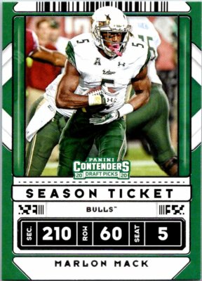 MARLON MACK 2020 CONTENDERS DRAFT PICKS #65 (CLEARANCE)