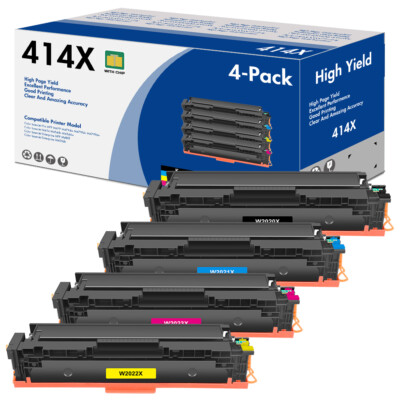 W2020A W2020X Toner WITH CHIP Compatible For HP 414A 414X Pro M454dn M479fdw Lot