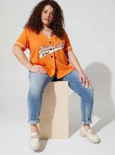 Torrid Disney Winnie Pooh Tigger Baseball Jersey Top Shirt NWT New 2X