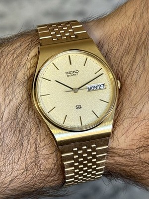 SEIKO QUARTZ ヴィンテージウォッチ Vintage Seiko Quartz Watch 7813-8009 Runs | eBay