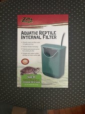 Zilla Aquatic Reptile Internal Filter, 40 Gallons, New in Box