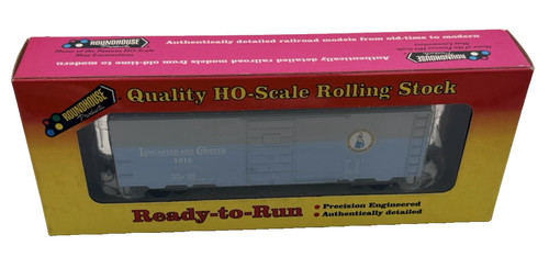 HO RoundHouse RTR Lancaster y Chester 40' Boxcar 20506 Caja Original | Condition: New
