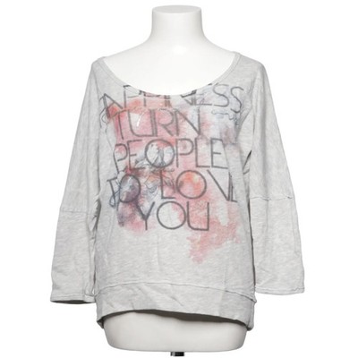 Deha, Sweatshirt, Größe: XL, Grau/Mehrfarbig, Baumwolle, Print, Damen #X1v