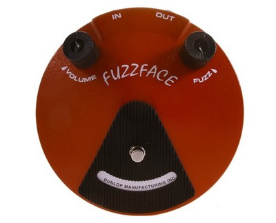 Dunlop JDF2 Fuzz Face Germanium Transistor Distortion Pedal