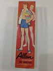 Vintage Allan Doll - Ken's Buddy 1963 Mattel Original Striped Shirt Outfit Stand