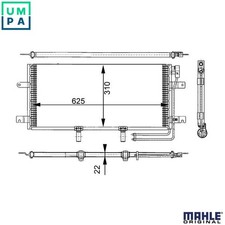 CONDENSER AIR CONDITIONING AC 332 000S FOR VW CARAVELLE/IV/Bus/TRANSPORTER/Mk